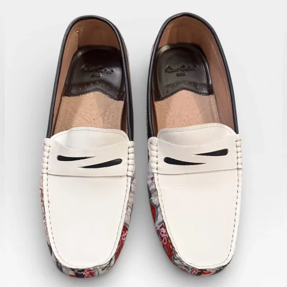ROBERT GRAHAM
Haryanto Printed Leather Driving Loafers Size 11.5 - Picture 2 of 15